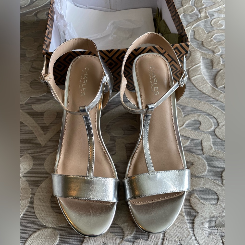 Charles silver wedges